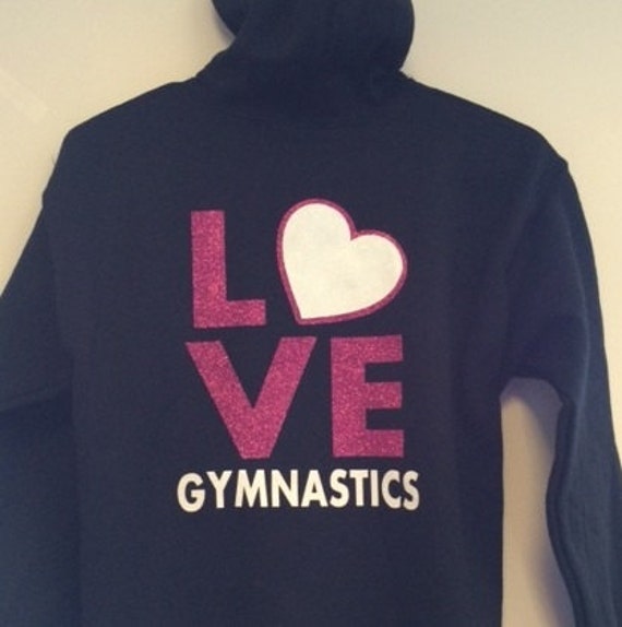 LOVE Gymnastics Zip up Sweatshirt