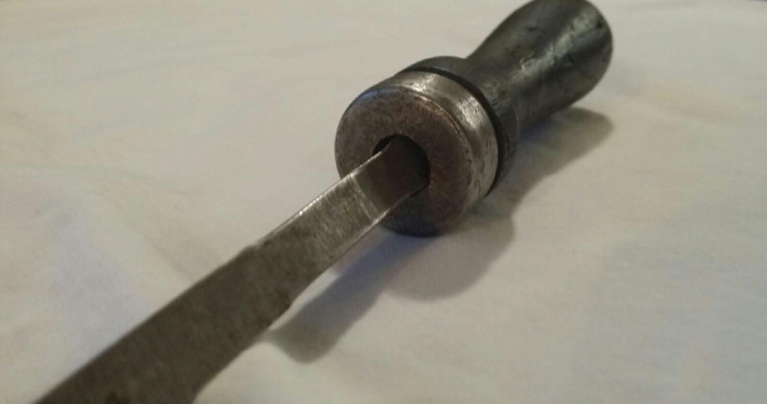 Antique Primitive Burnishing Tool Planer Woodworking Carpenter