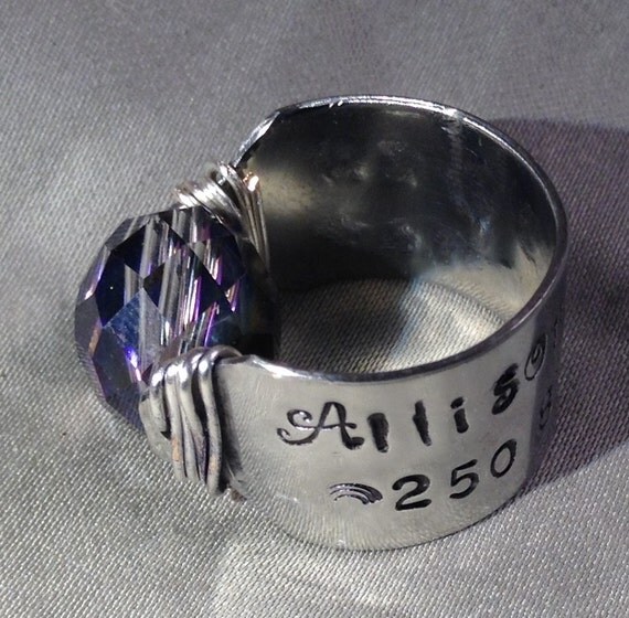 Stethoscope ID Ring Custom & Hand Made by HandySandysHandMade