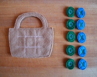 Items similar to Tic Tac Toe - Bees and Lady Bug Version on Etsy