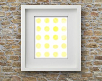 Lemons Watercolor Printable Art Lemon Yellow Citrus Instant Digital Download Poster Wall Print