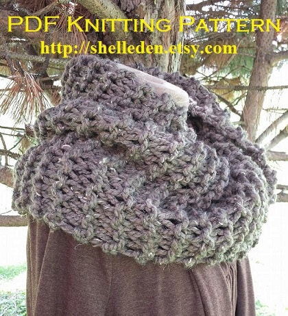 Back by popular demand PDF EASY Knitting Pattern for Bulky