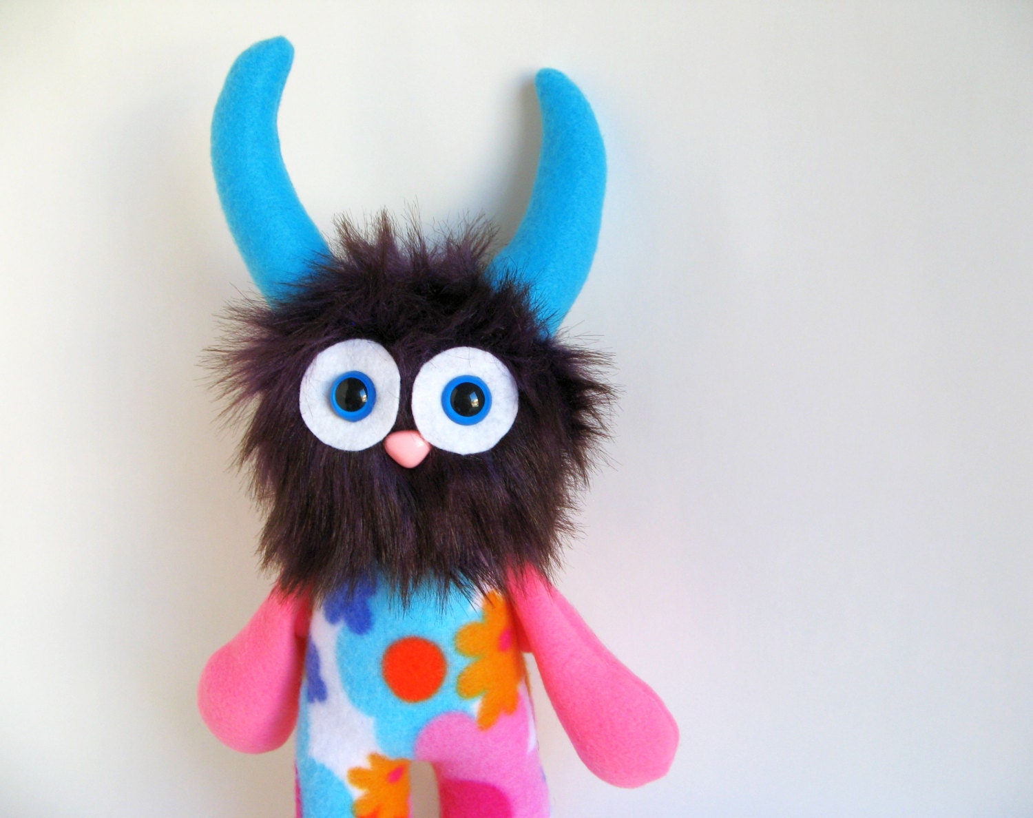 Stuffed Animal Monster Doll Purple Plush Toy Kawaii Plush