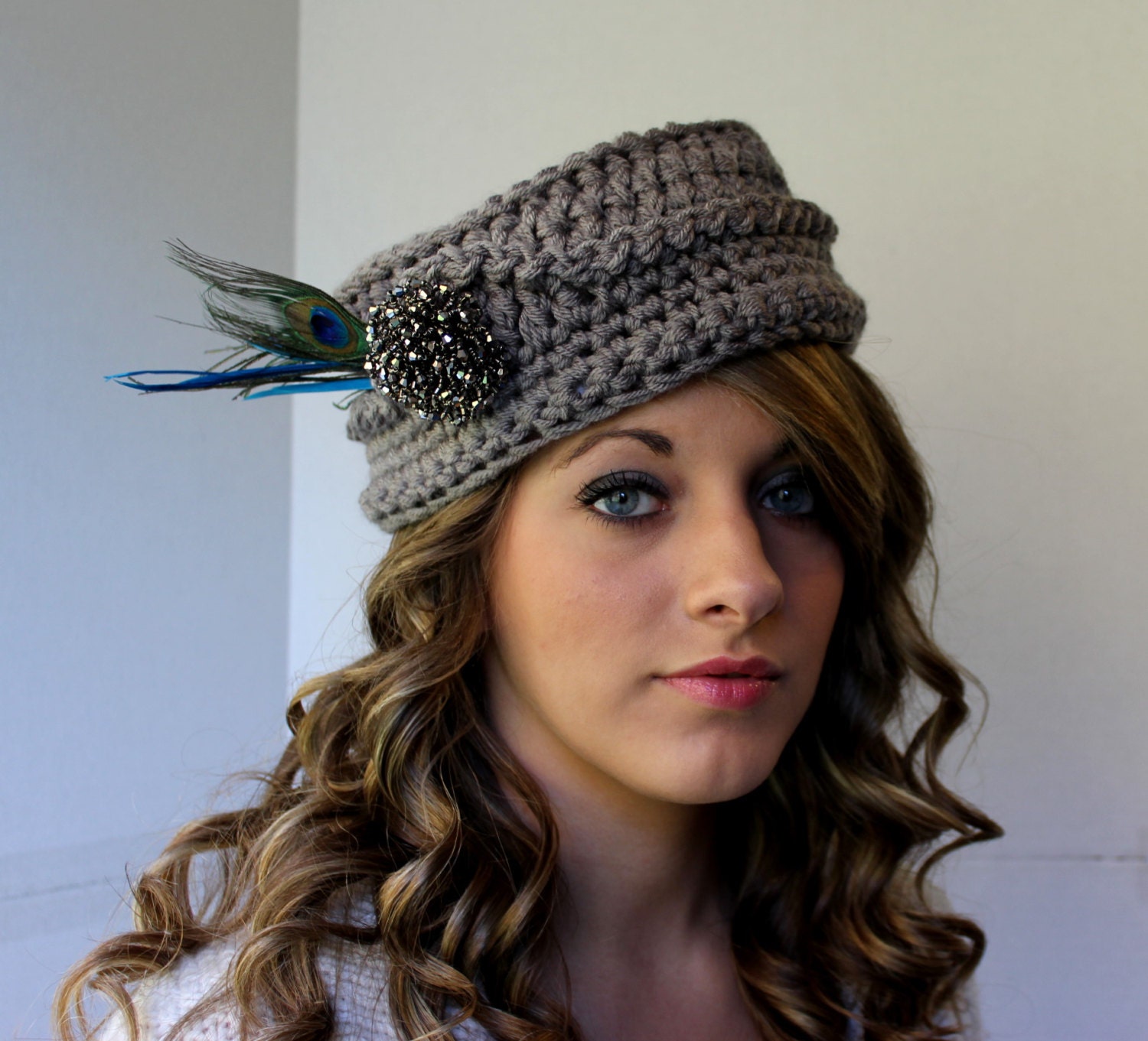 Crochet Pillbox Hat Pattern for Vintage by PatternsByKrissy
