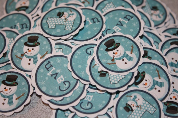 WINTER SNOWMAN Boy Table Confetti / Snowman Table Confetti / Snowman Confetti / Snowman Minis / Snowman Party Circles / girl or boy Il_570xn