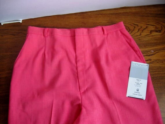 Items similar to Vintage Bubble Gum Pink Pants by Haggar size 18 on Etsy