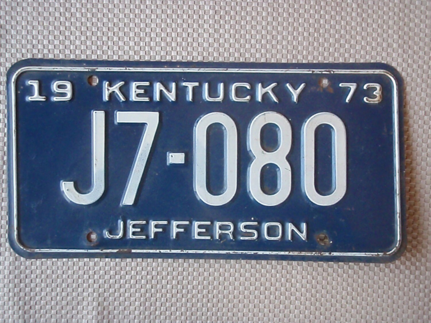 Kentucky License Plate Vintage Plate FREE SHIPPING by lahaine