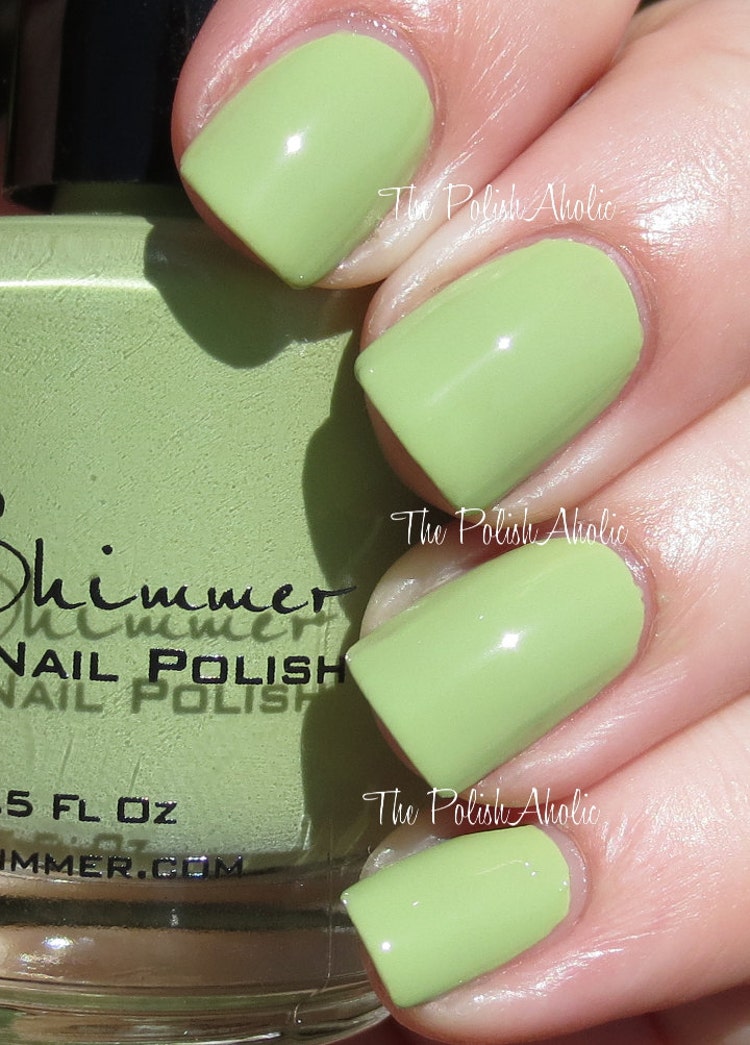 Honeydew List Cream Nail Polish 0.5 Oz Full Sized by KBShimmer