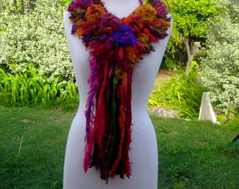 Popular items for sari silk necklace on Etsy