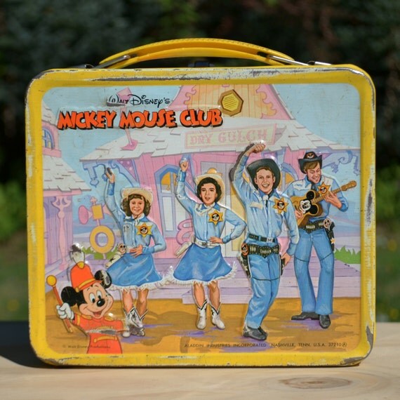 Vintage Mickey Mouse Club Lunch Box