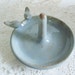 Second SALE...Ring holder - Ring Dish Jewelry organizer - Dusty blue - Lovebirds, Ceramic Pottery (c)