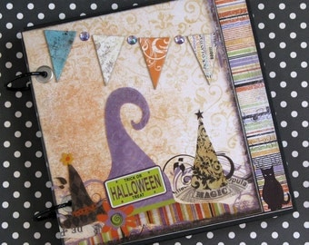 Halloween Premade Scrapbook Album