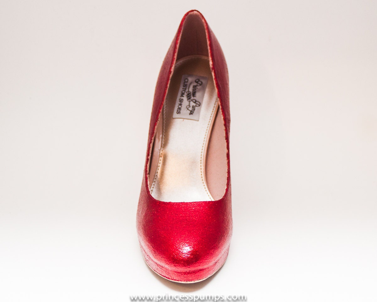 candy apple red heels