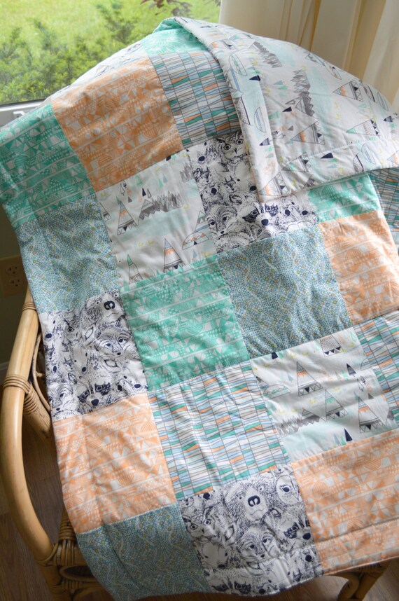 Baby Bedding Summer Camp Custom Crib Bedding Woodland