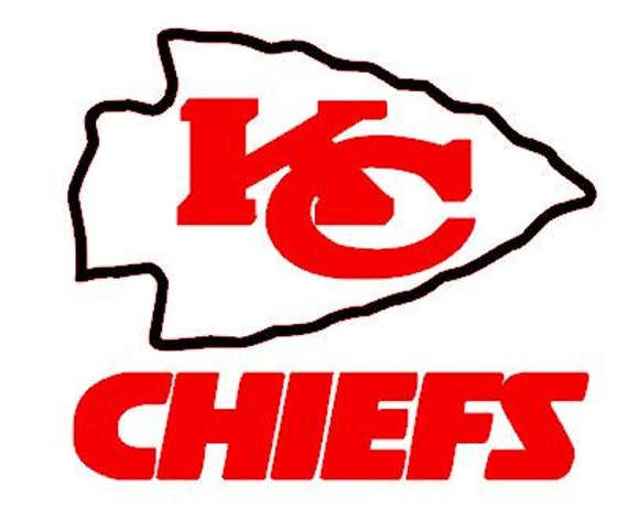 KC Chiefs Car Decal In Black and Red by JnahsDecalDecor on Etsy