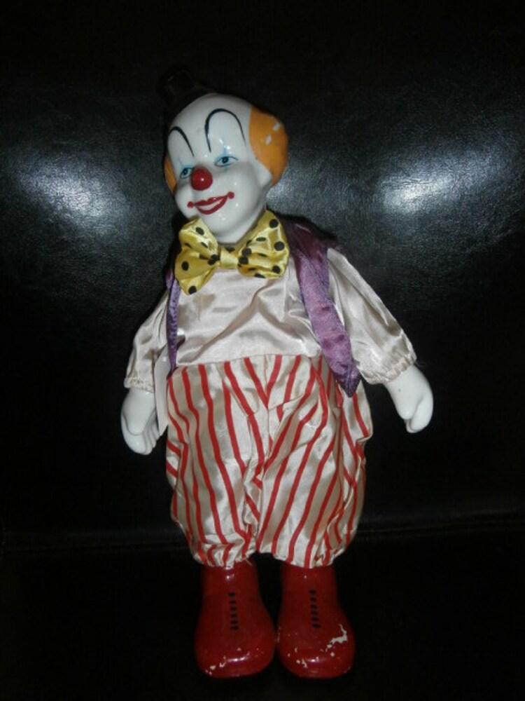 Clown Music Box 12 Tall Circus Clown in by OneMoeTimeVintage