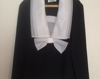 Vintage Semi-Sheer Sailor Blouse
