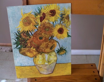 sunflowers by van gogh litho