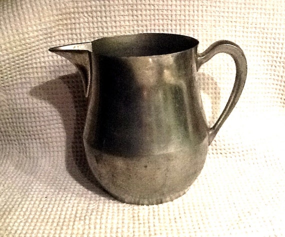 Beautiful Pewter Water Pitcher by ContemporaryVintage on Etsy