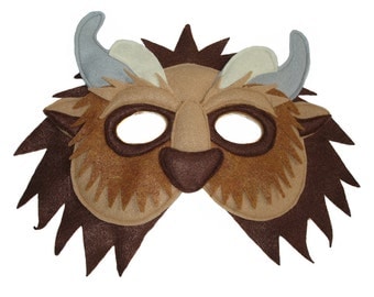 Children's Beauty and the Beast Handmade BEAST Felt Mask