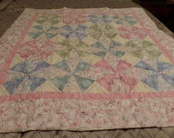 Pastel Frost Quilt for Baby or Child
