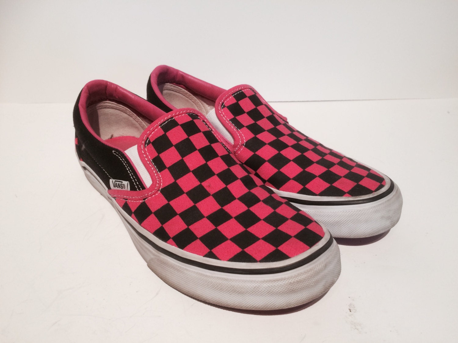 Vintage 1990s VANS Checkerboard Shoes Skater by EagleEyeVintage
