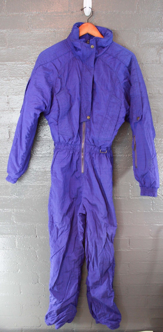 80s Purple Snowsuit By Nils by myswagshack on Etsy