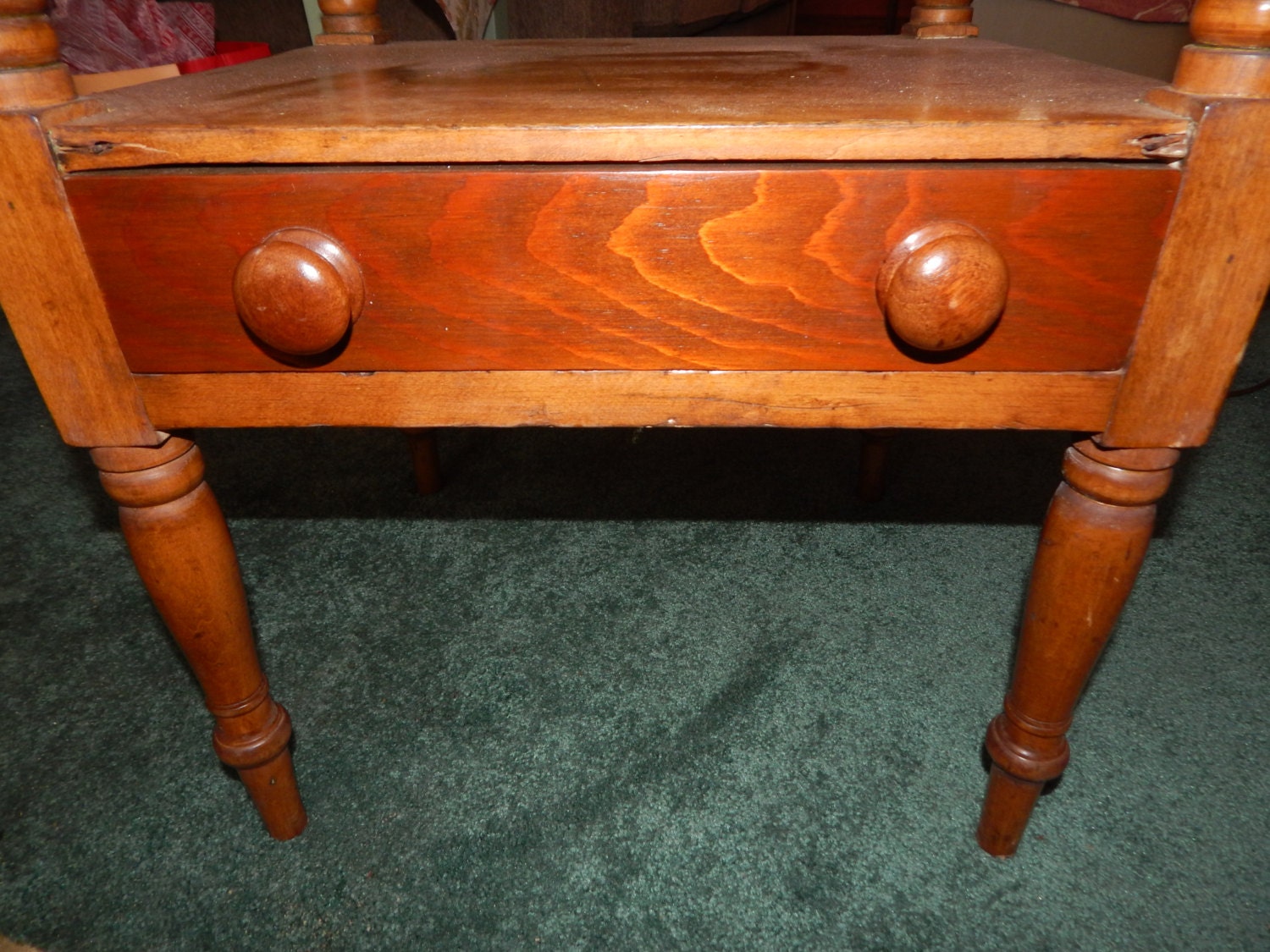 Antique Wash Basin Table Stand Wash Board Table by TheFridayBarn