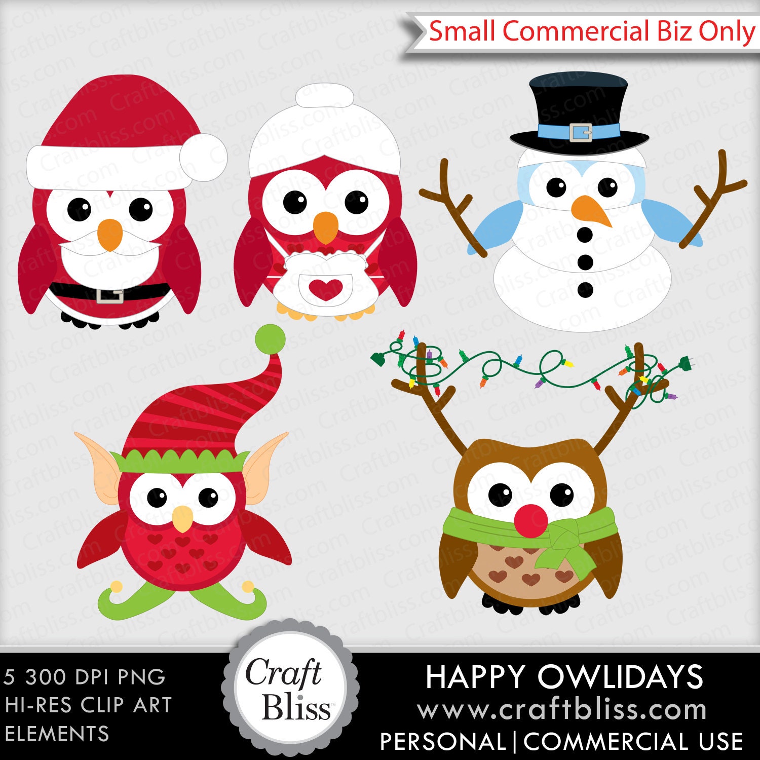 christmas owl clip art free download - photo #18