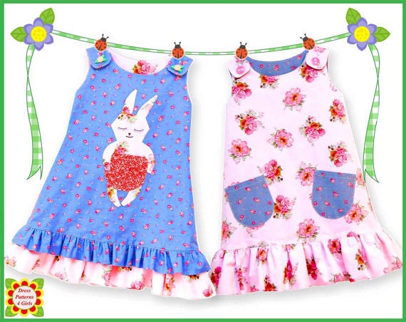 dress jumper for toddler pattern Daughter Reversible Pattern Apron Jumper Pattern  Free Mother  Dress