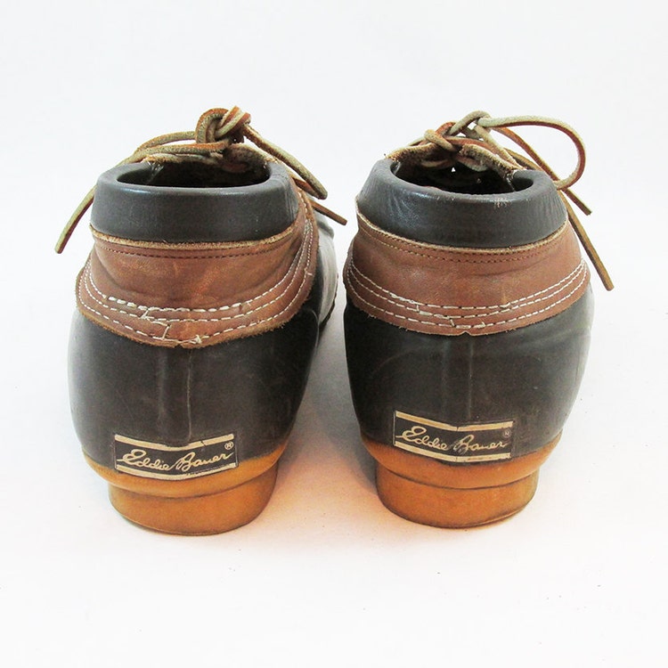 Vintage Eddie Bauer Duck Boots Low Cut Mens by leapinglemming