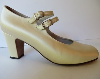 chanel white mary jane shoes