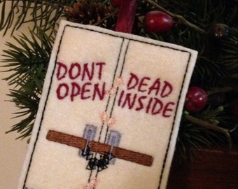 Zombie Christmas Ornament