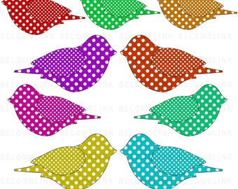 Bird Clip Art Digital Scrapbooking Commercial Use - Instant Download  - DP289