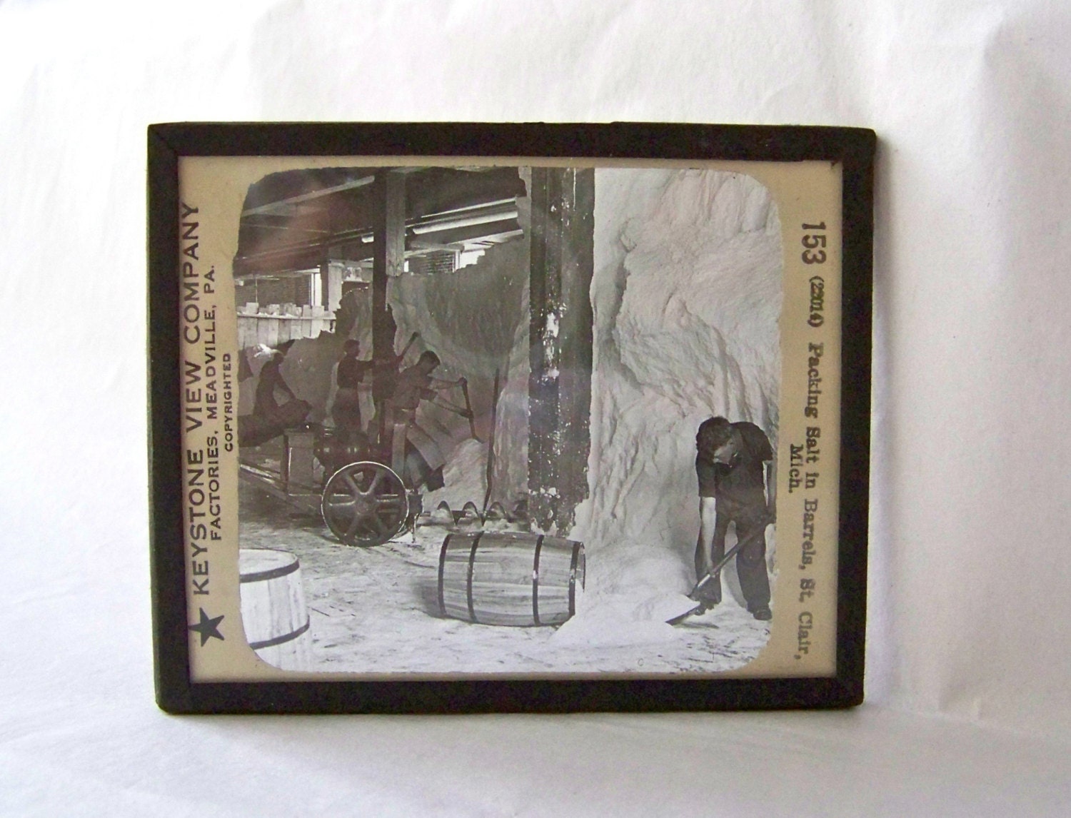 Antique Glass Negative Keystone Glass Slides Early Photography