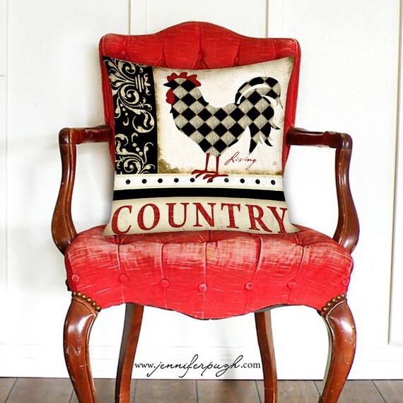 Kitchen Decorative Pillow Country Living by JenniferPughStudios