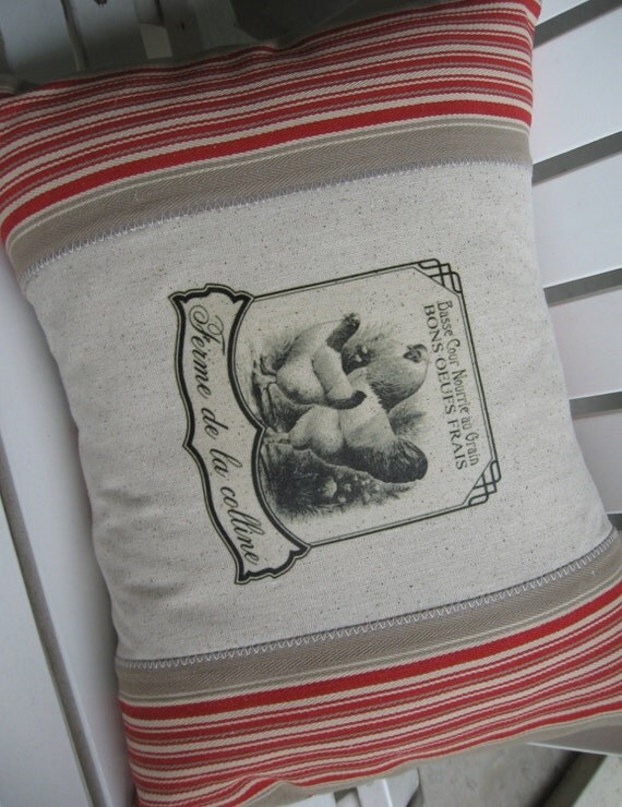 Items similar to French Farmhouse Pillow, Decorative ... Items similar to French Farmhouse Pillow, Decorative