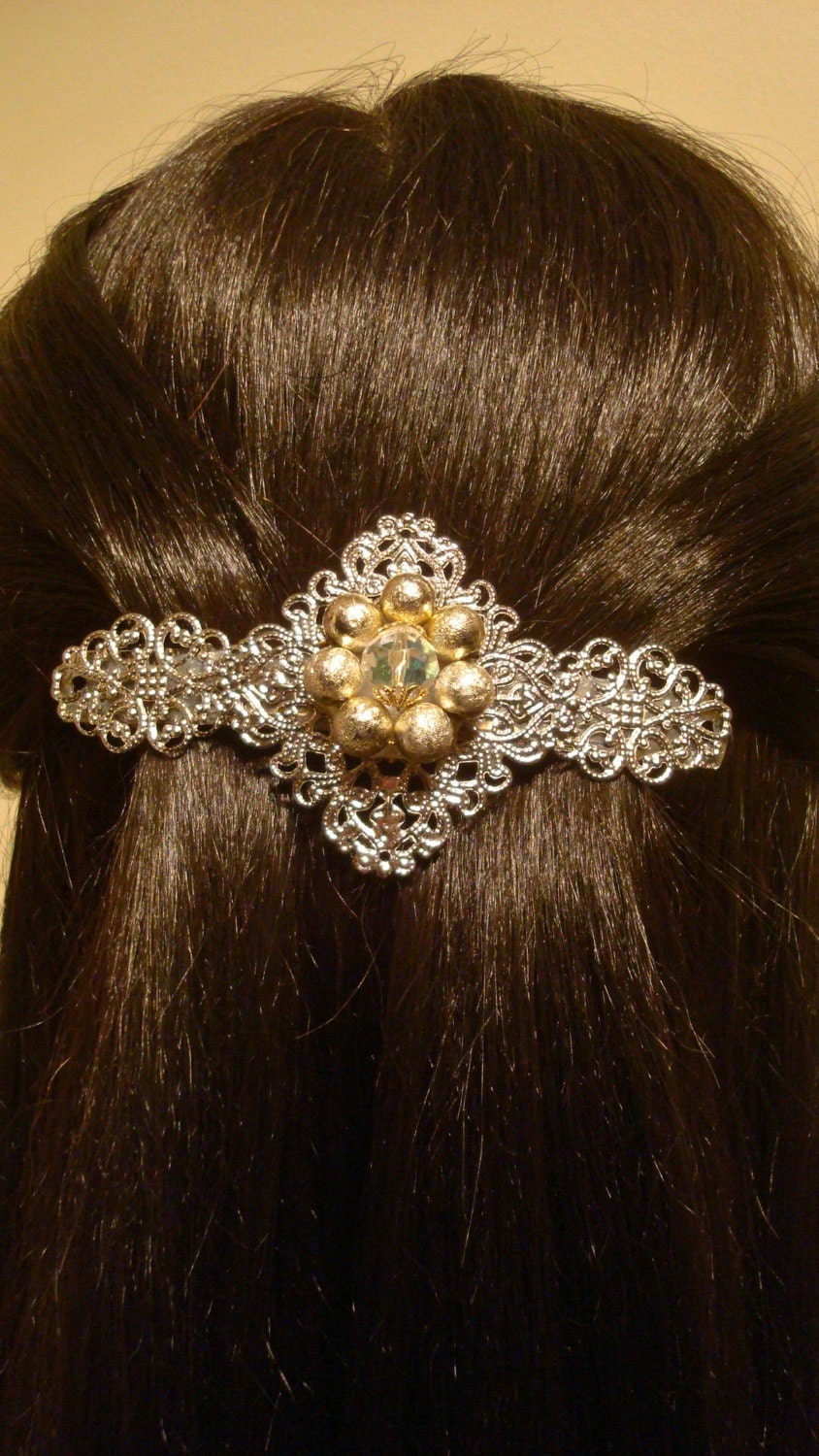 Extra Large Barrette for Thick Hair/ Womans gift/ Hair by