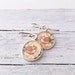 unique FOX EARRINGS - leaves unique woodland jewelry - unique gift - mr fox art - peachy rust bronze earrings - what does the fox say