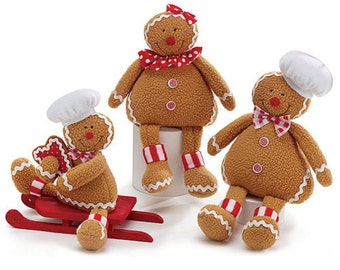 mickey mouse gingerbread man plush