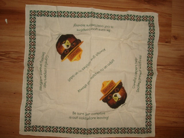 SMOKEY BEAR BANDANA 3-PACK