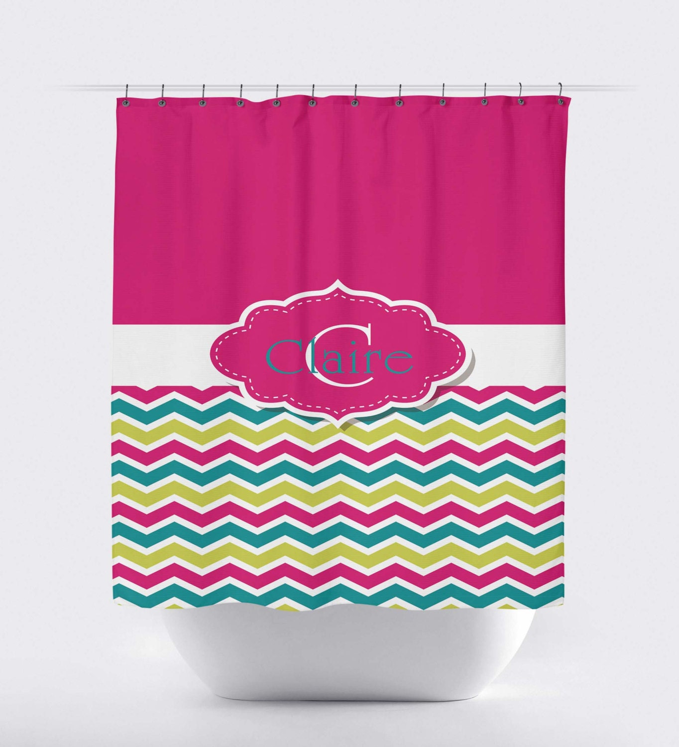 Personalized Shower Curtain By Mindymeyer On Etsy