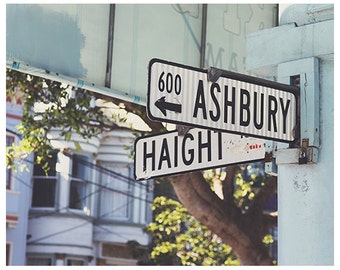 Haight ashbury sign | Etsy