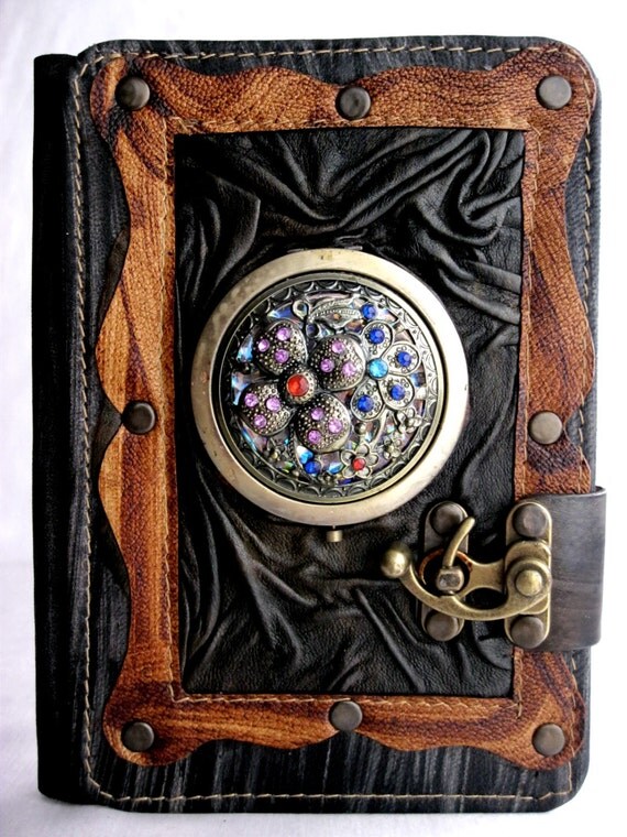 Handmade leather iPad Mini tablet case cover by totemscrafts