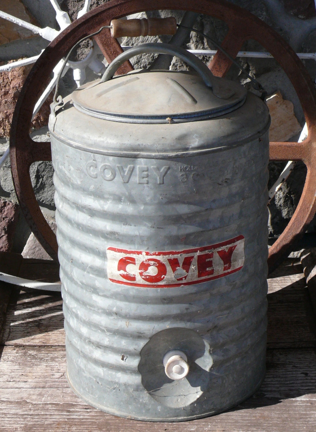 Antique Covey 3 Gallon Water Cooler Farmhouse by CasaDelPaca