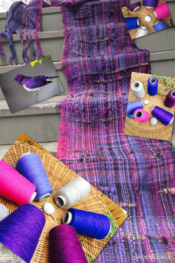 organic 8 / 2 cotton weaving yarn 6 cone set by saorisantacruz