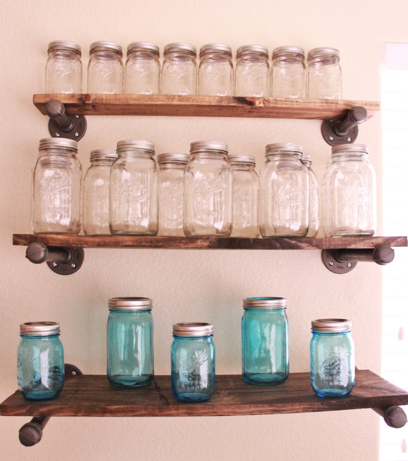 12 NEW Quality Mason Jars Bulk mason jars 12 DIY jars Ball