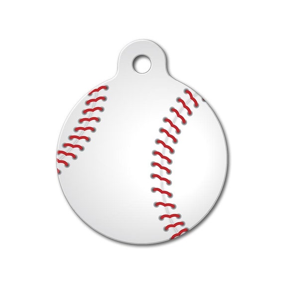 Sports Dog Tag Baseball Personalized Pet Tags Custom Pet