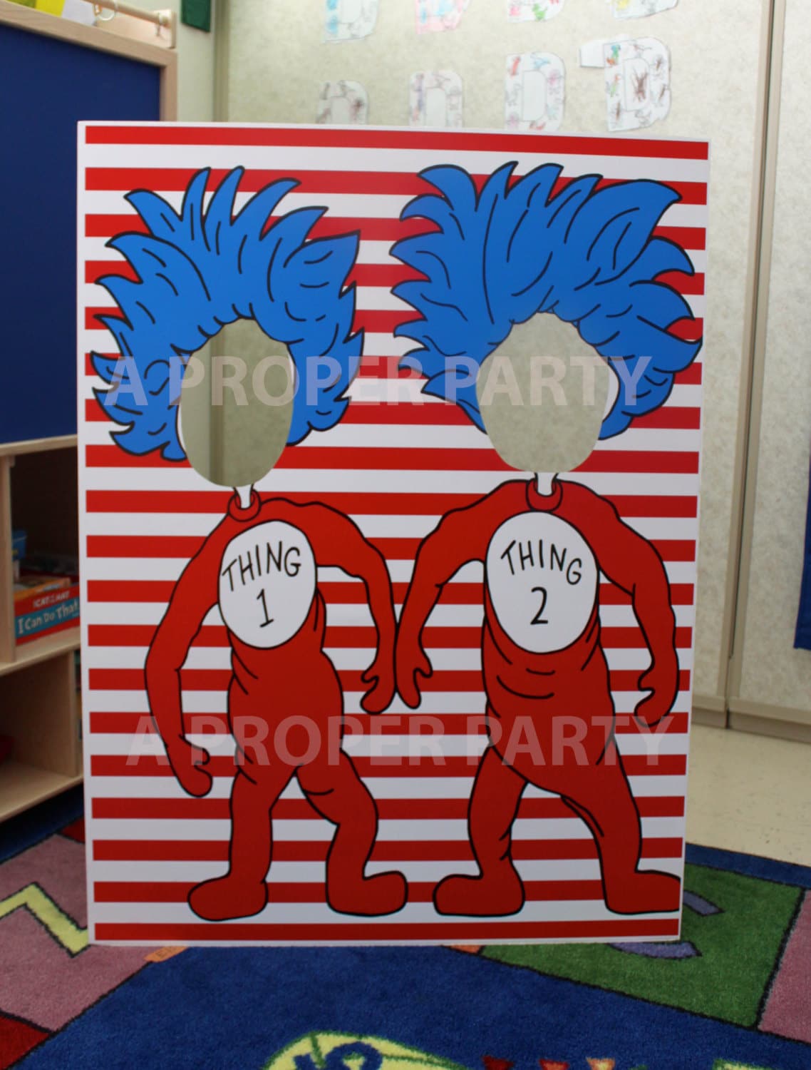 Thing 1 and Thing 2 Thing 2 Thing 2 prop Dr by aPROPerParty