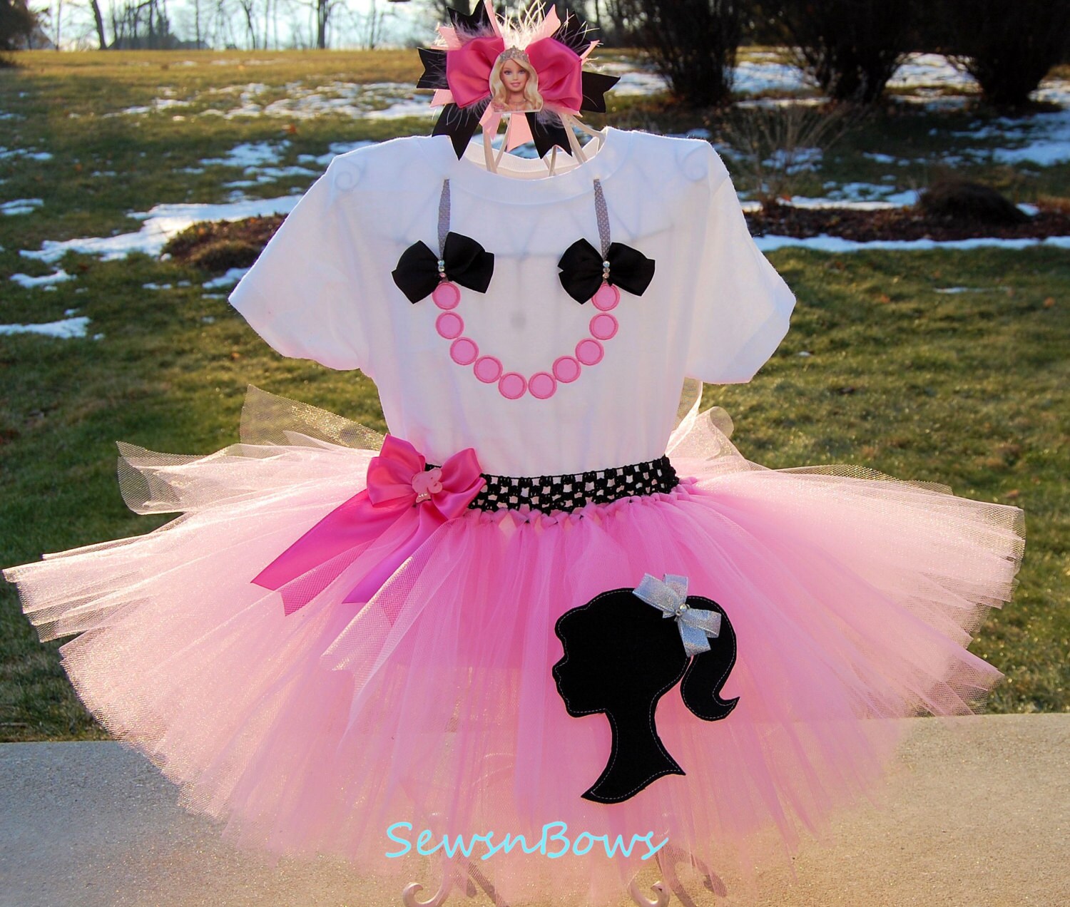 barbie tutu dress for birthday